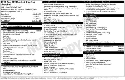 2019 RAM 1500 Limited