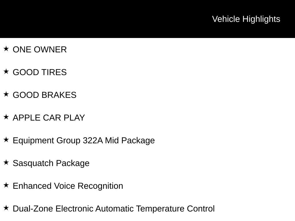 2023 Ford Bronco Black Diamond