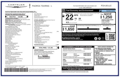 2017 Chrysler Pacifica Touring L