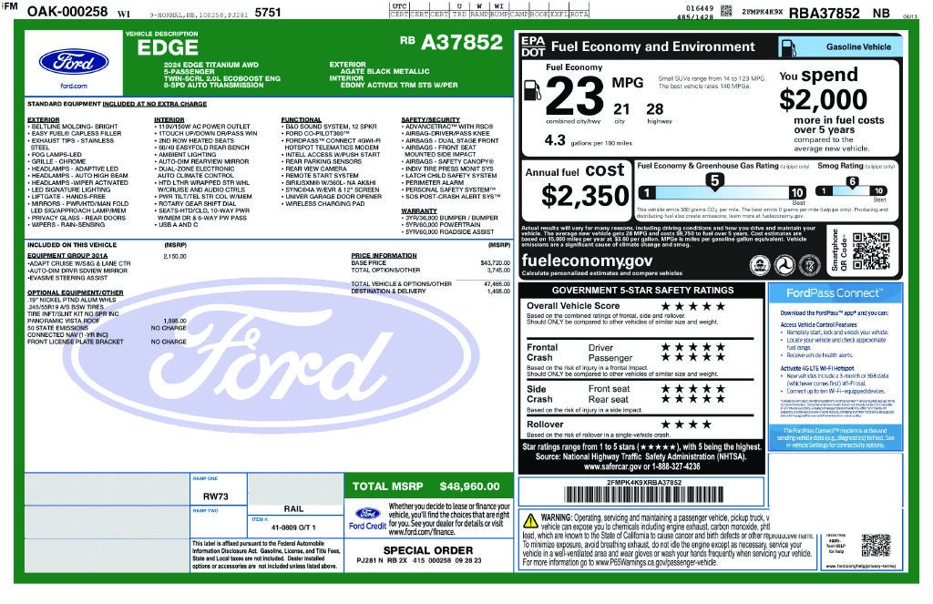 2024 Ford Edge Titanium