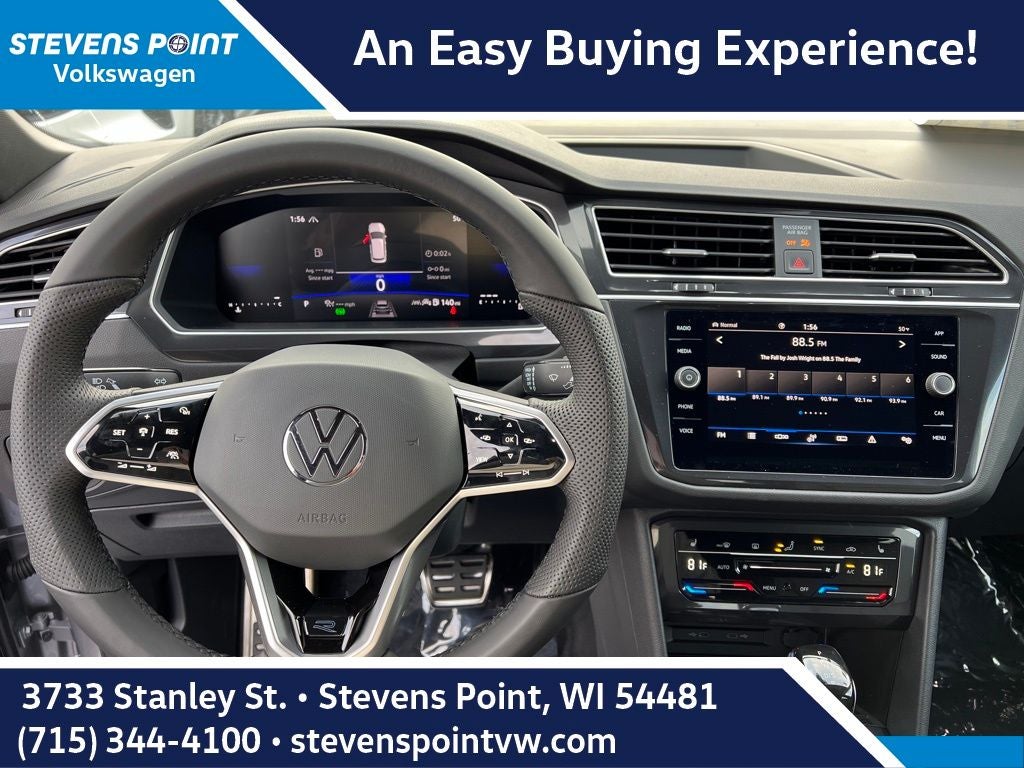 2024 Volkswagen Tiguan 2.0T SE R-Line Black