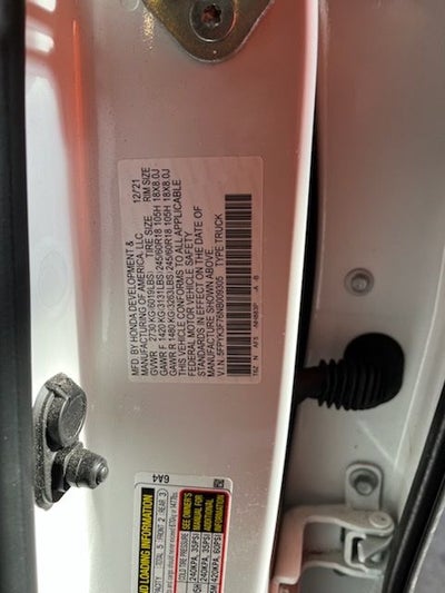 2022 Honda Ridgeline RTL-E