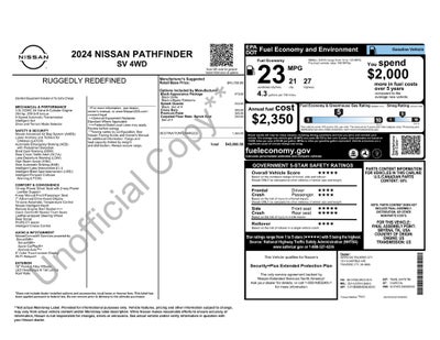 2024 Nissan Pathfinder SV