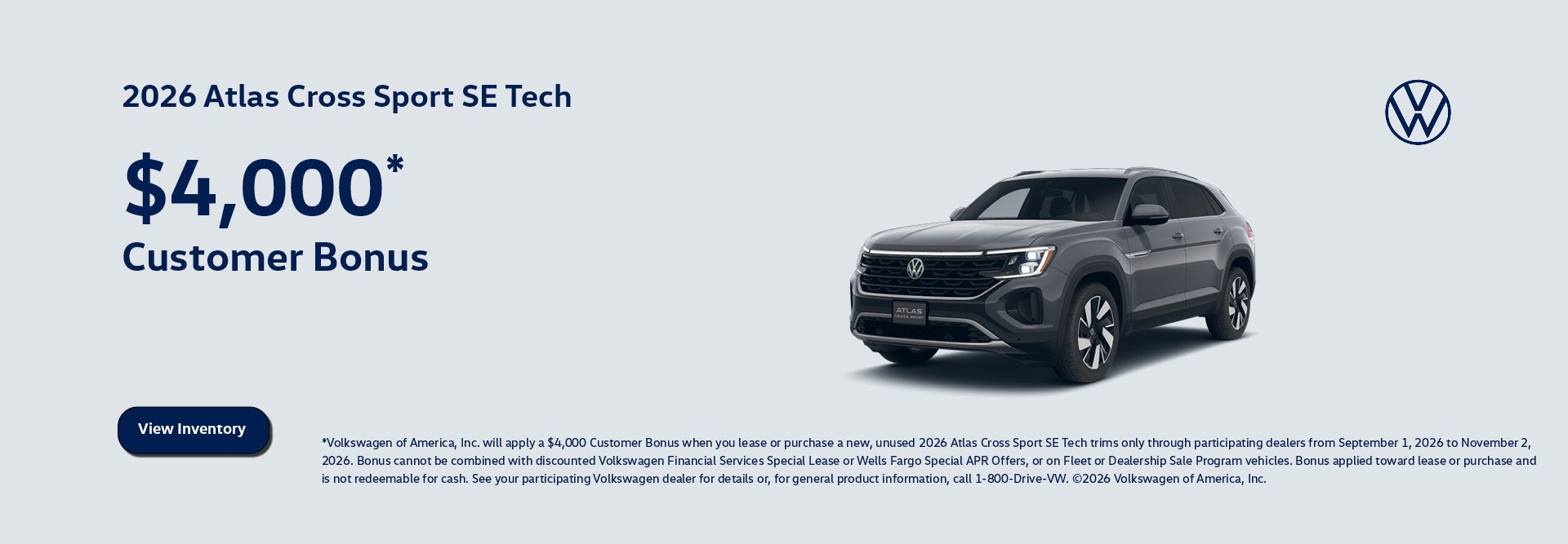 Volkswagen Atlas Cross Sport